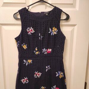 Ann Taylor Embroidered Dress